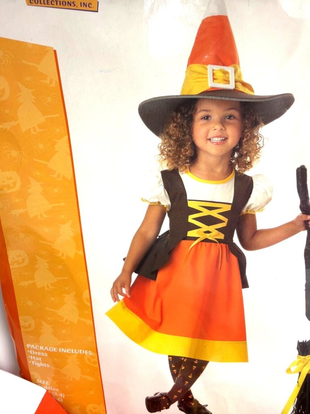 Candy Corn Sweet Treat Baby Halloween Costume Size M Toddler 3-4